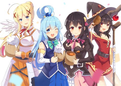 konosuba girls naked|Konosuba Cartoon Porn